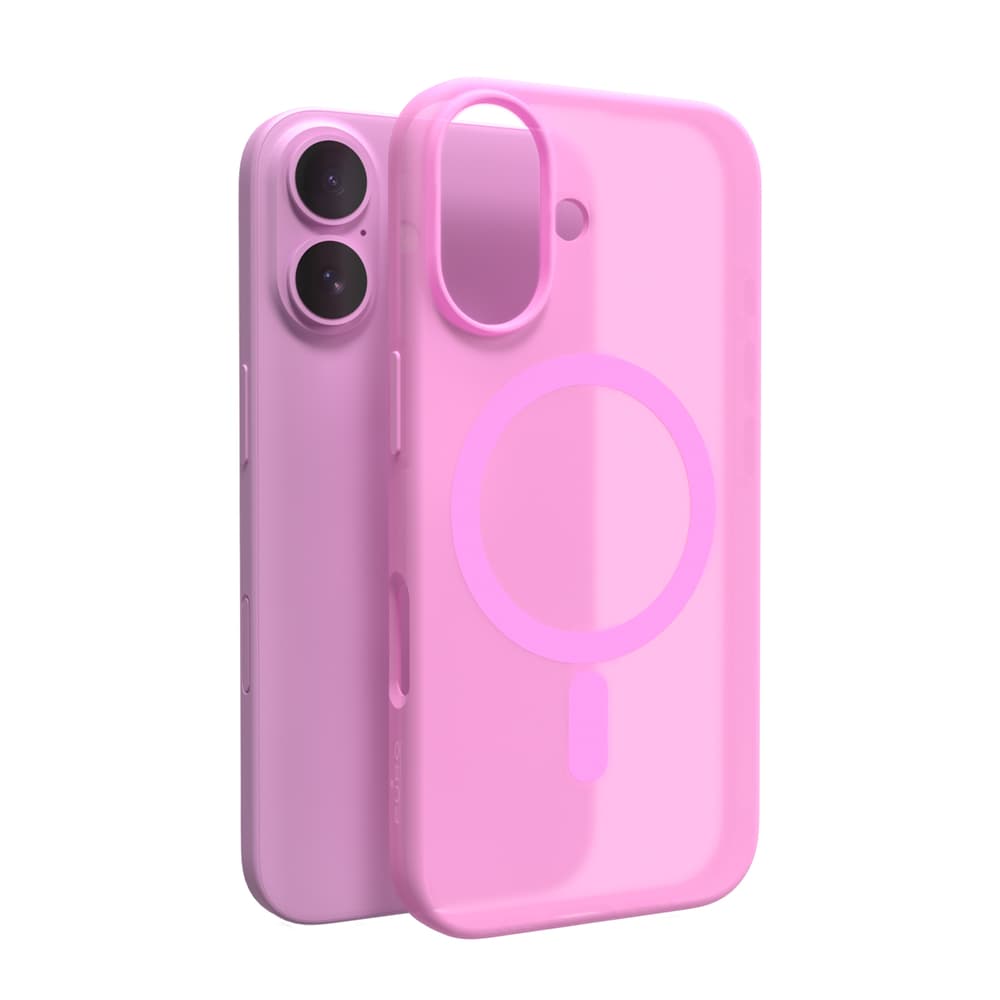 Puro Daylight MagSafe silikonski ovitek za iPhone 16 - Roza