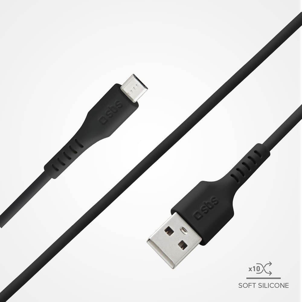 SBS LTHL200 USB-A na Micro-USB kabel, 1m, črn 6