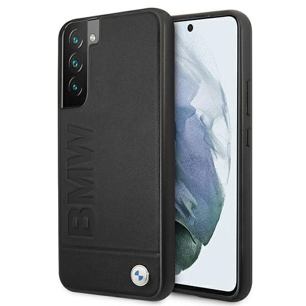 Ovitek BMW Signature Logo Imprint za Samsung Galaxy S22+ - črn