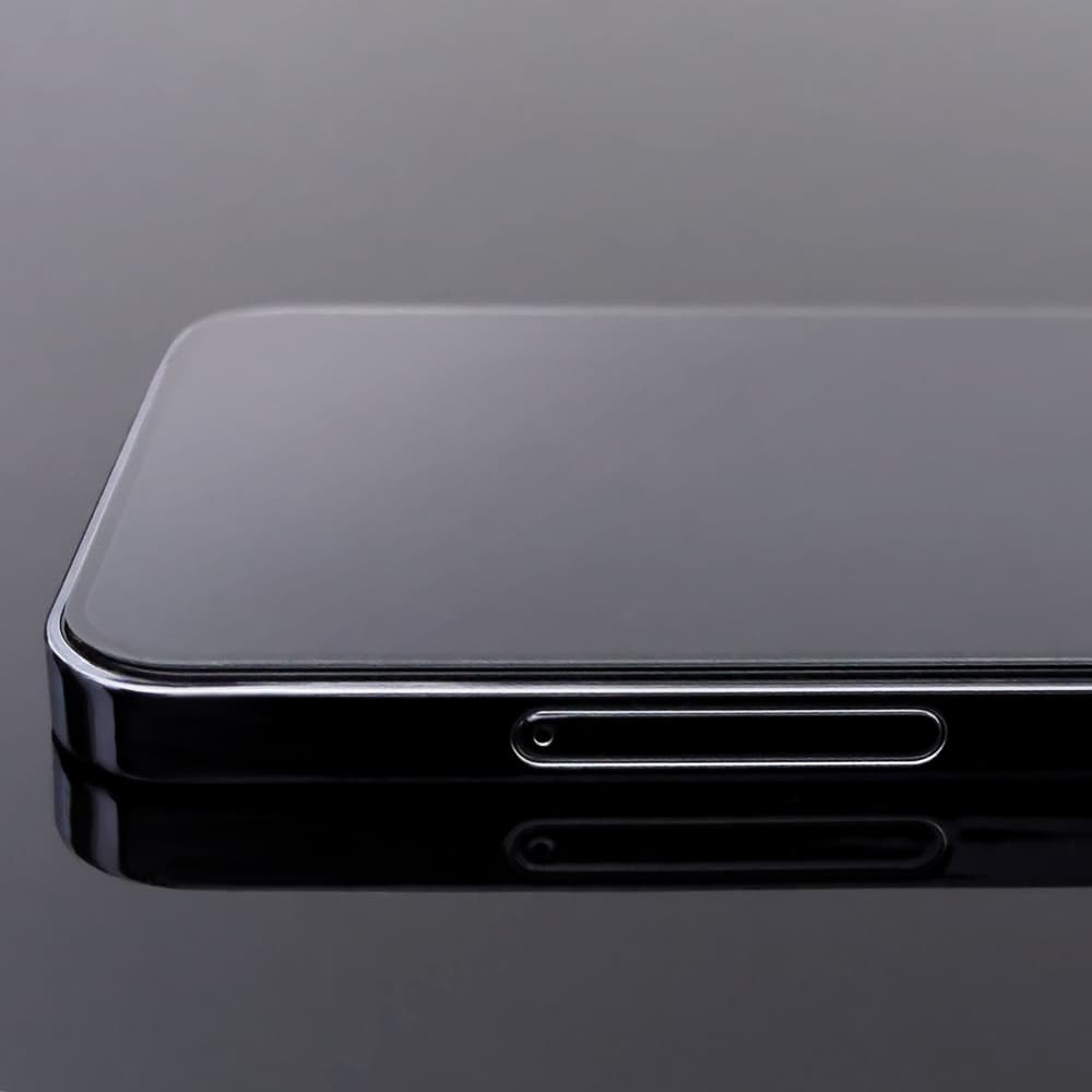 2 kosa Wozinsky kaljeno steklo Full Glue s okvirjem za iPhone 15, črno 5