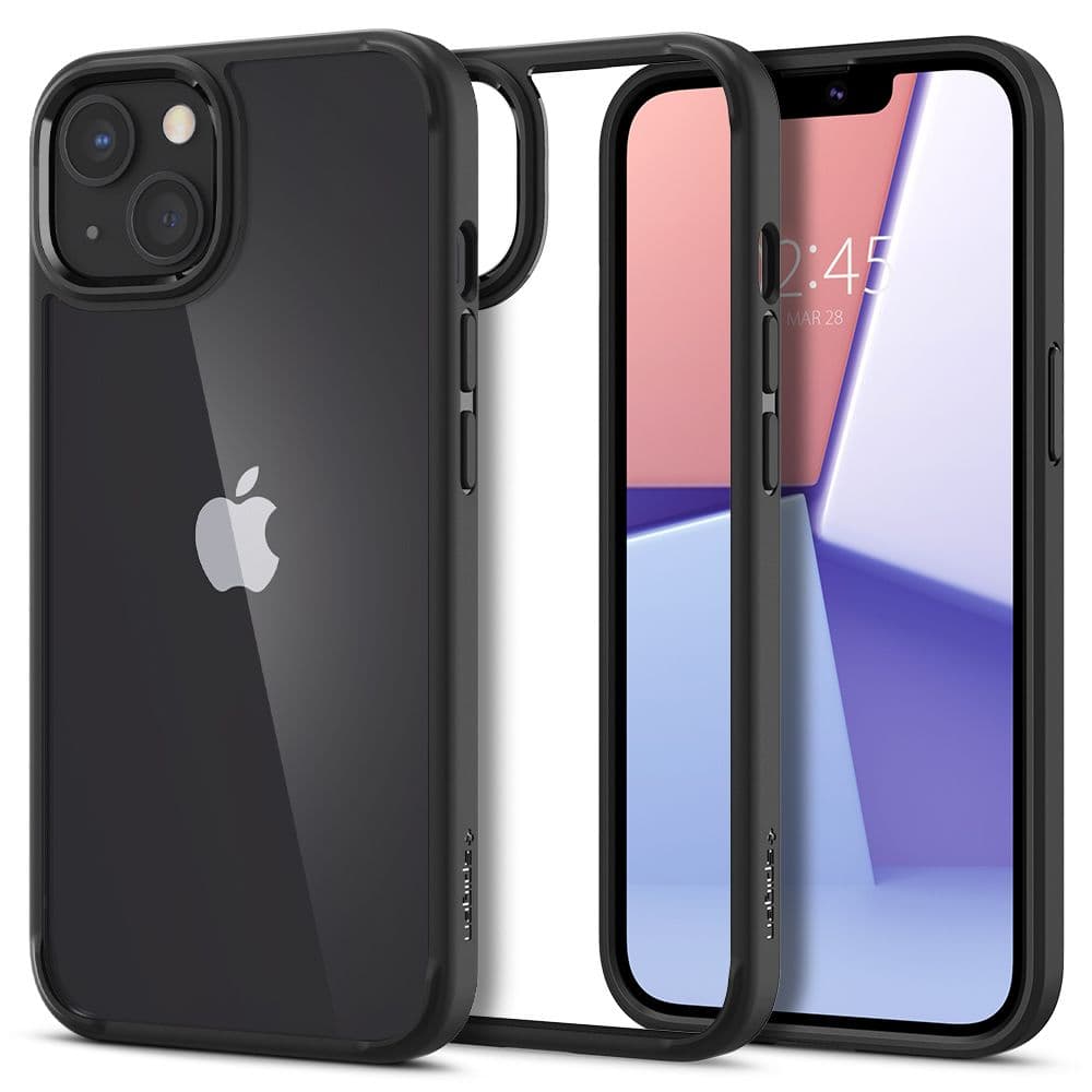Spigen Ultra Hybrid etui za iPhone 13, mat črn 8