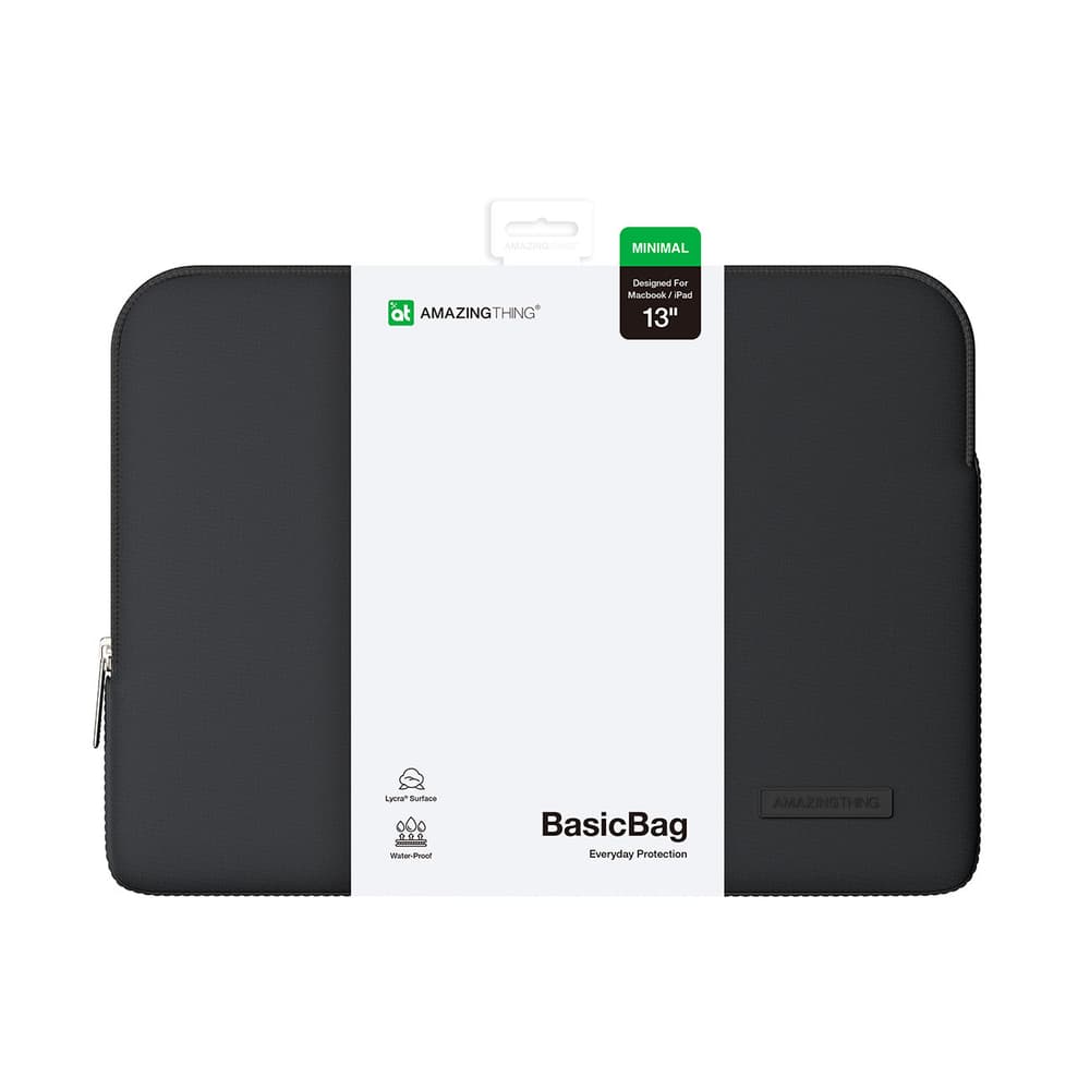 AmazingThing Minimal BasicBag torba za prenosnik MacBook Neo 13", črna 2