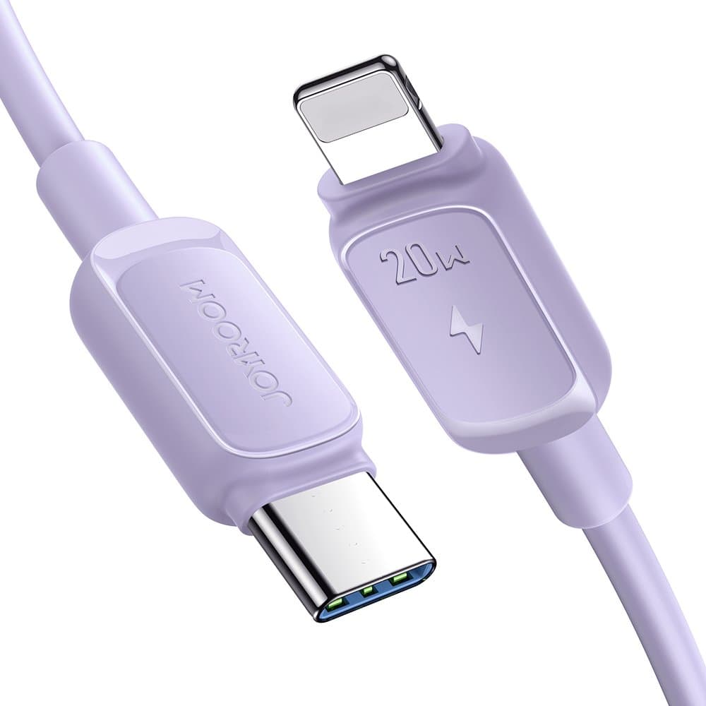 Joyroom A14 USB-C / Lightning 20W kabel 1.2m - vijoličen