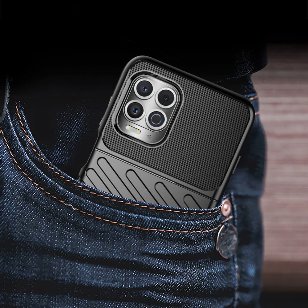 Thunder Case ovitek za Motorola Moto G100 / Edge S - črn 8