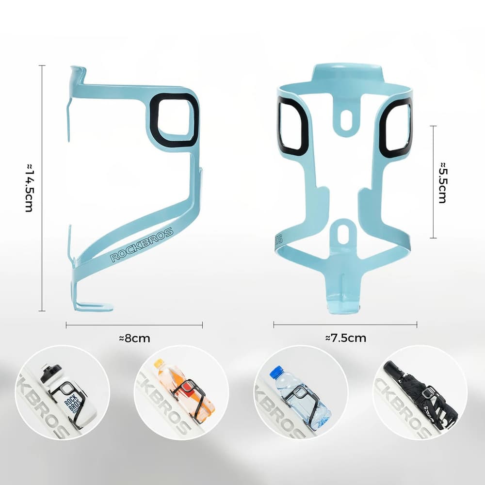 Rockbros BBC2504 Nosilec za bidon, ultra lahek aluminij - modra 3