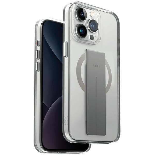 UNIQ Heldro Mag Magclick ovitek za iPhone 15 Pro Max - prozoren