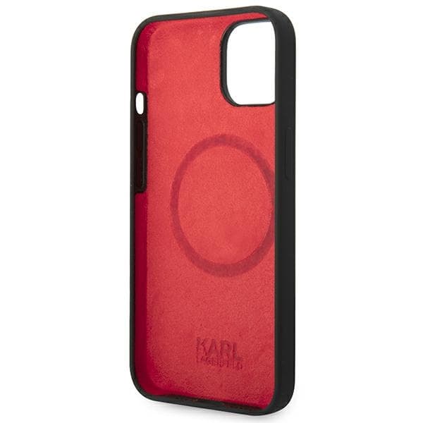 Karl Lagerfeld Silicone Plaque ovitek za iPhone 14 Plus (6.7"), črna 7