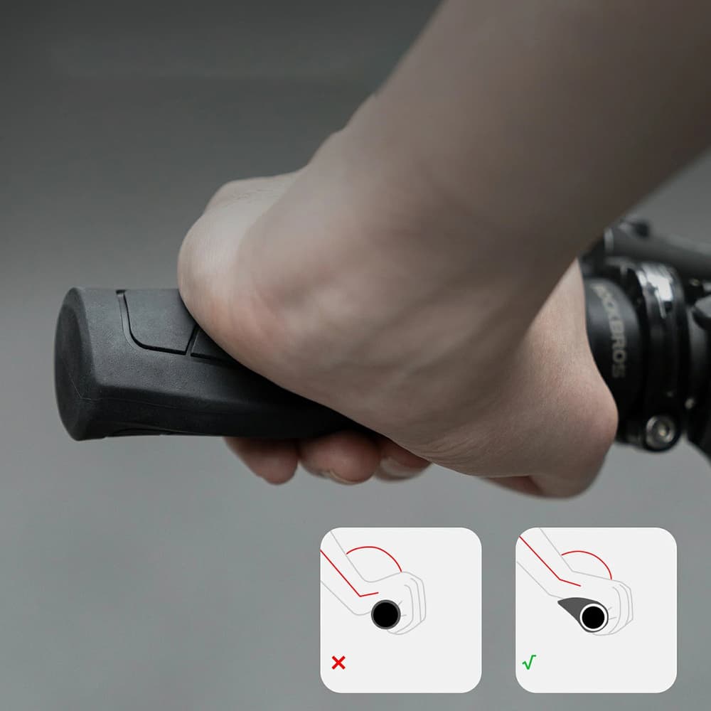 Rockbros G326PL ročaji za kolo - črni 5
