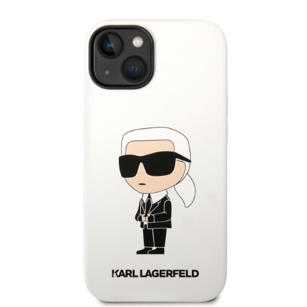 Karl Lagerfeld Silicone Ikonik etui za iPhone 14 Plus 6.7" belo 3