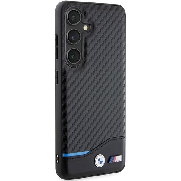Ovitek BMW Leather Carbon S24 Črna 4