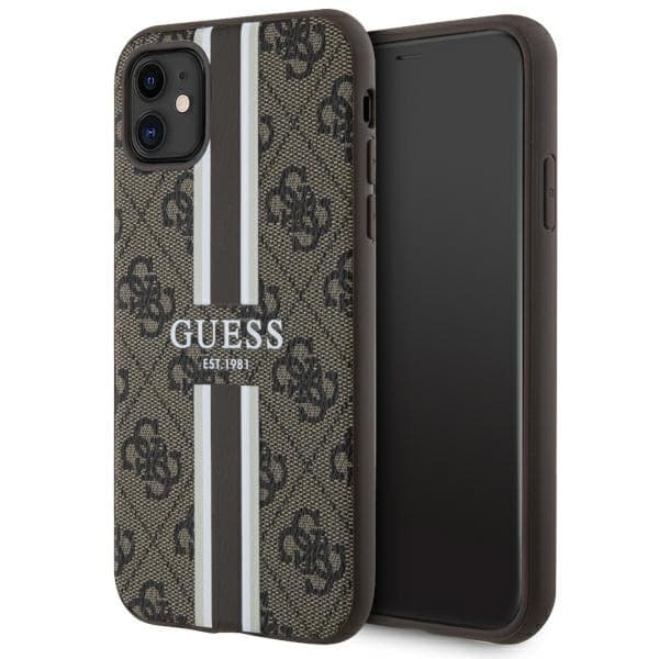 Guess GUHMN61P4RPSW ovitek za iPhone 11 / Xr (6,1") rjav