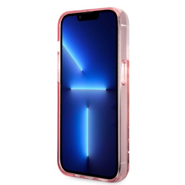 Karl Lagerfeld etui za iPhone 14 Pro Max, Glitter Choupette Head, roza 5