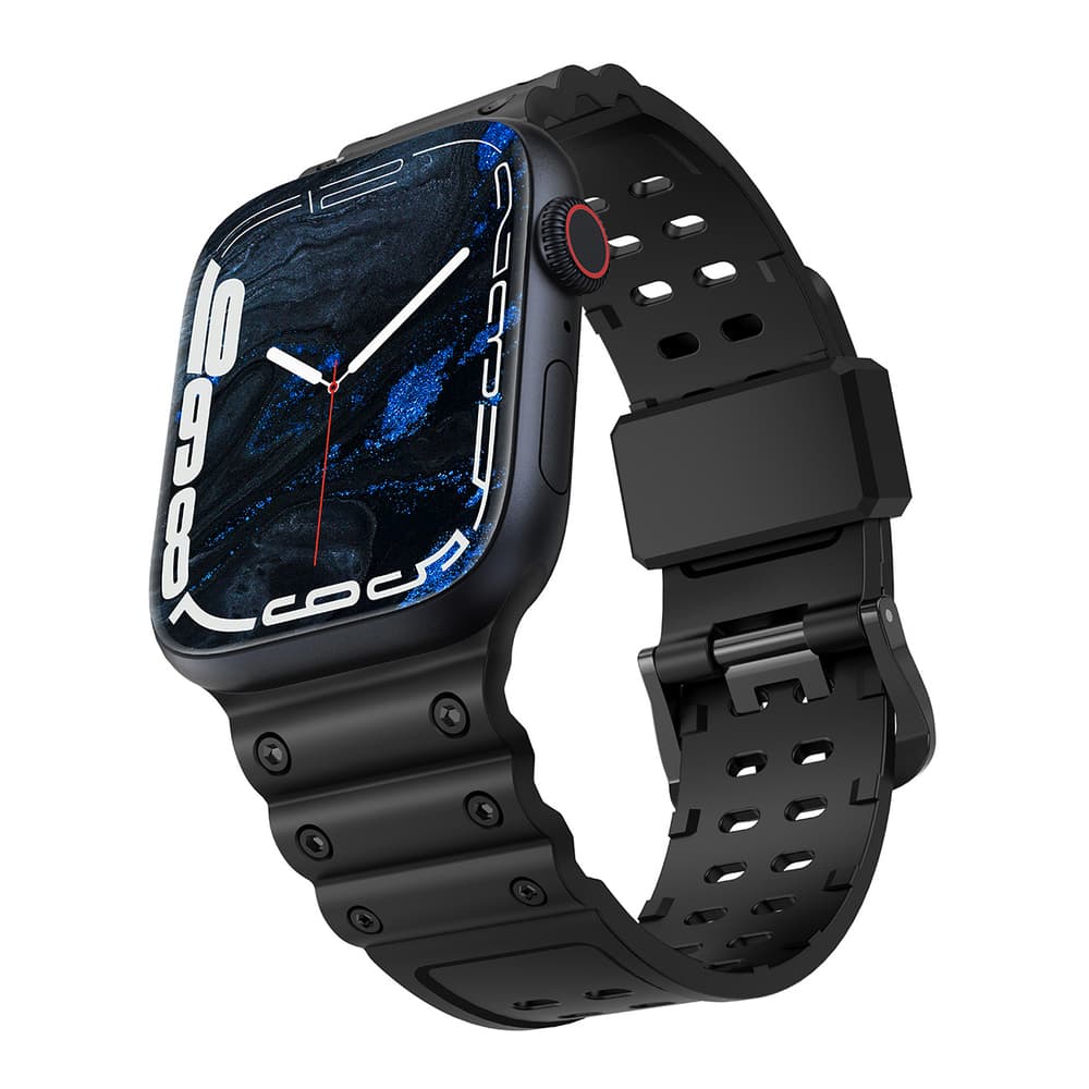 Pas za Apple Watch 38/40/41 mm, Triple Protection, črn