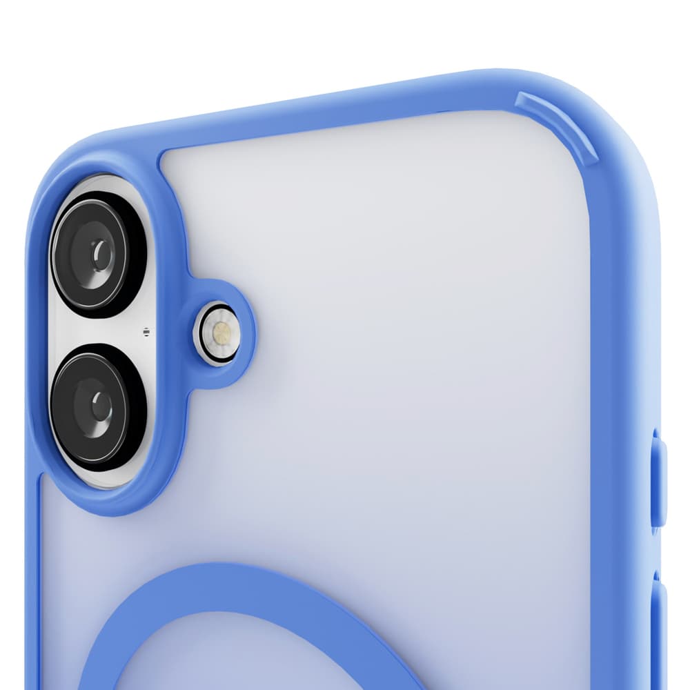 Puro Gradient MagSafe silikonski ovitek za iPhone 16 - Modra 6