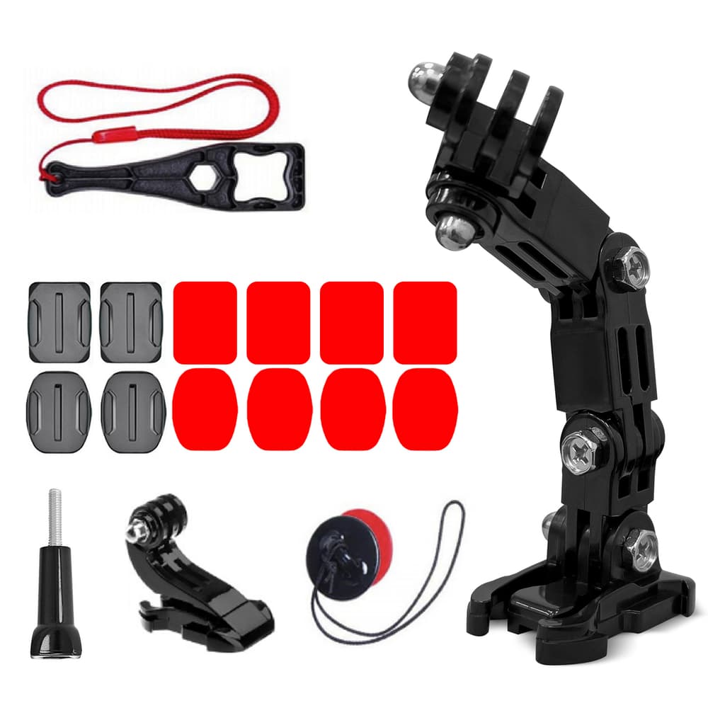 Hurtel set za montažo na čelado za akcijske kamere (GoPro)
