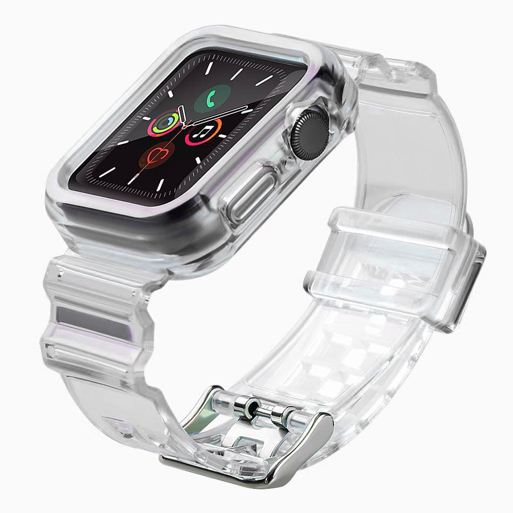 Hurtel silikonski pašček za Apple Watch 40mm - črna
