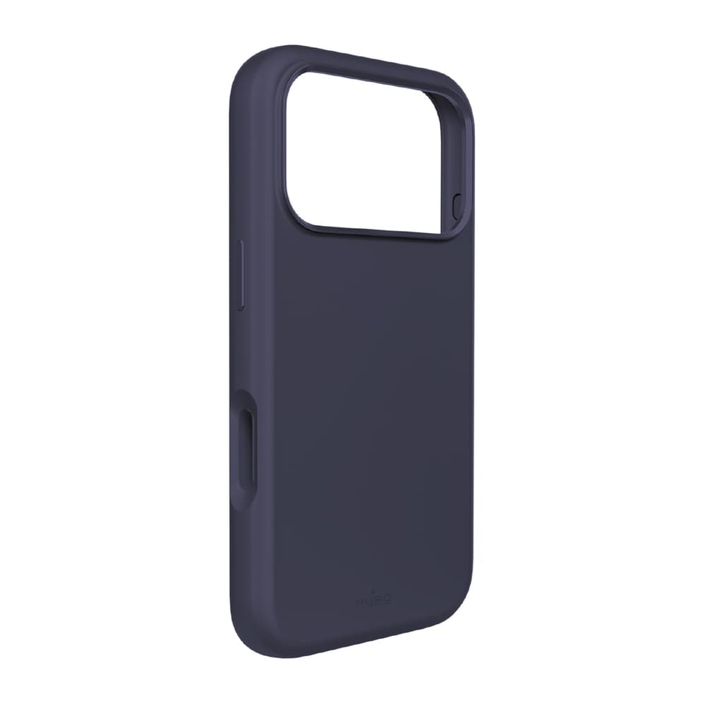 Puro Icon Mag Pro silikonska maska za iPhone 17 Pro, MagSafe, temno modra