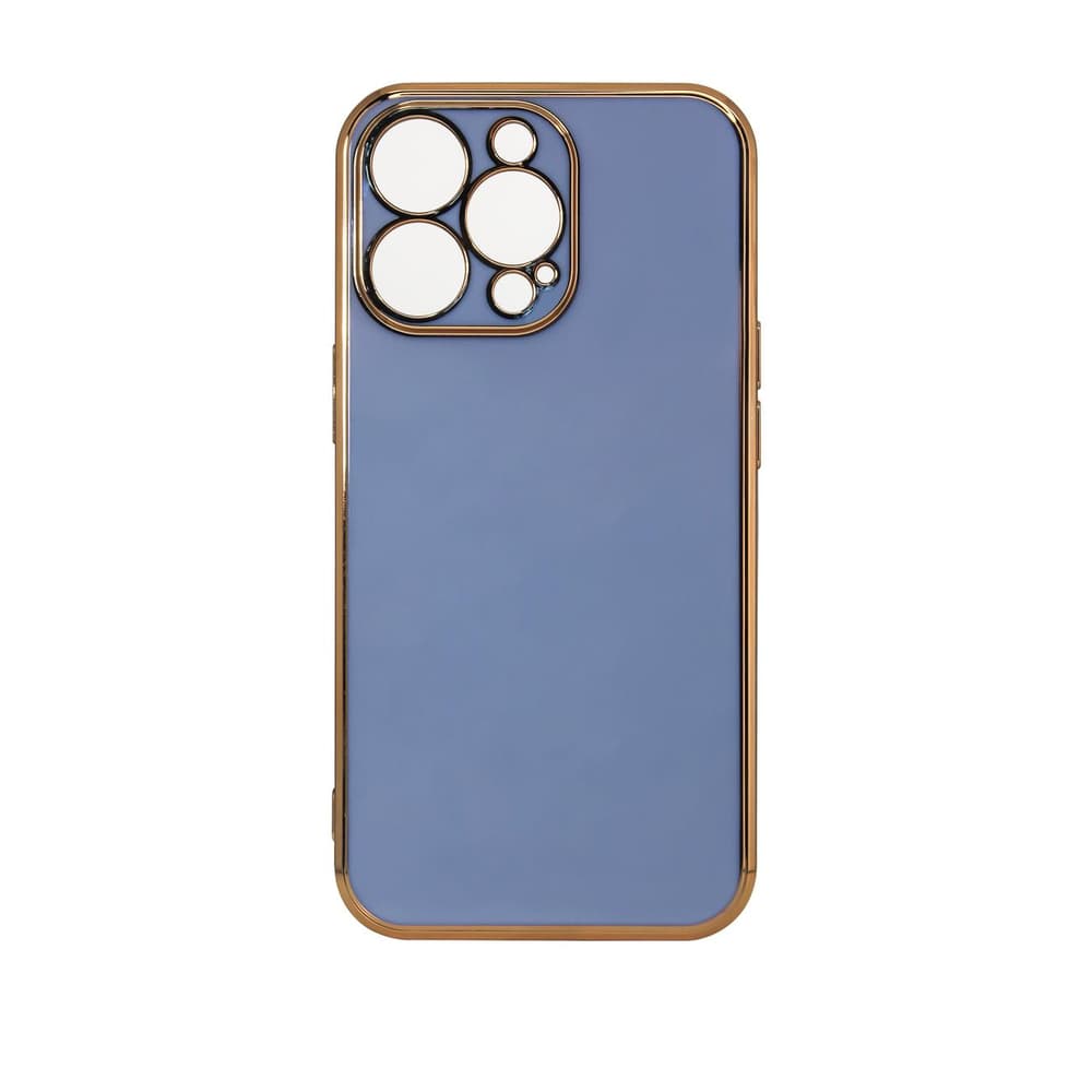 Hurtel ovitek Lighting Color Case za Xiaomi Redmi Note 11, modri gel z zlato obrobo
