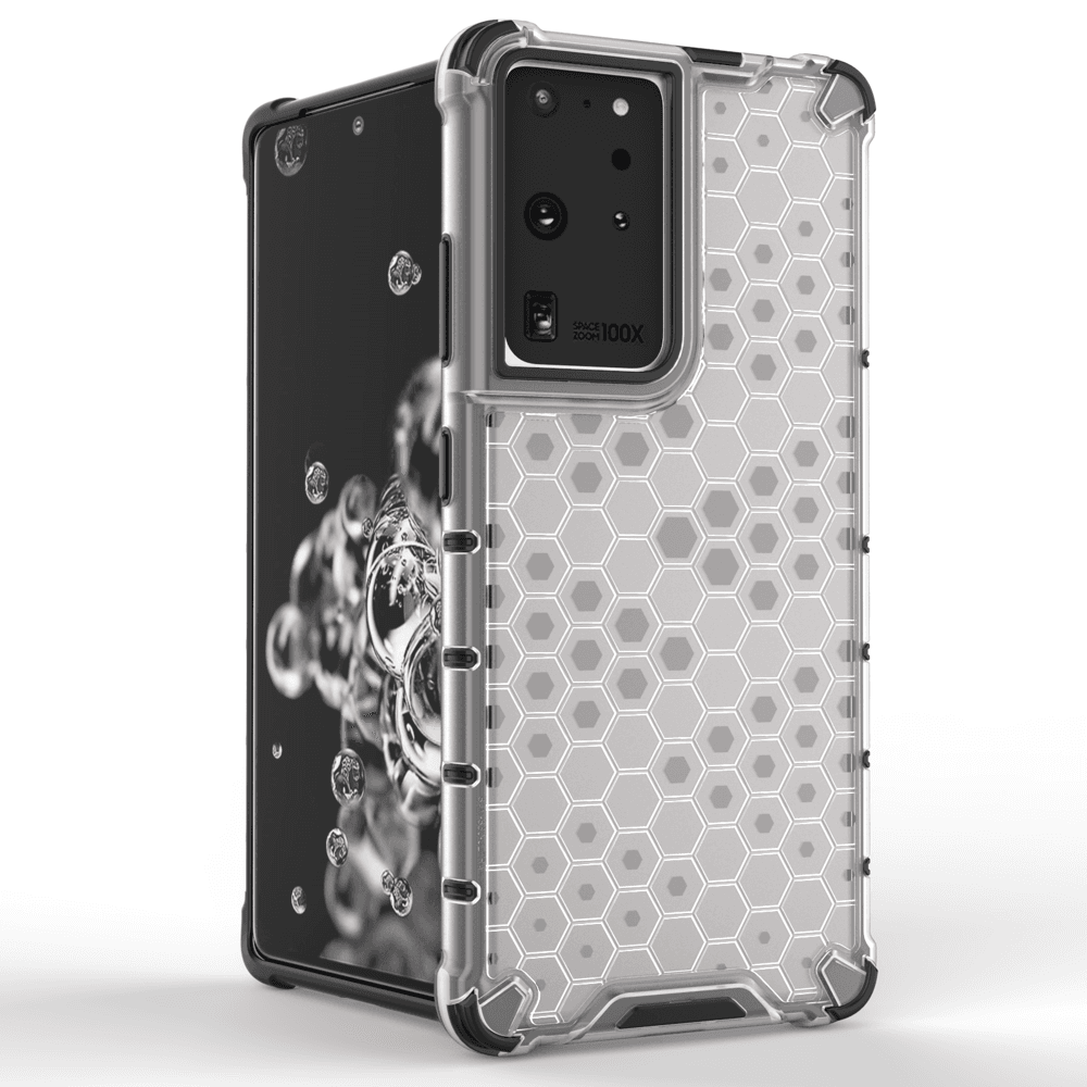 Hurtel Honeycomb ovitek za Samsung Galaxy S22 Ultra - modra 2