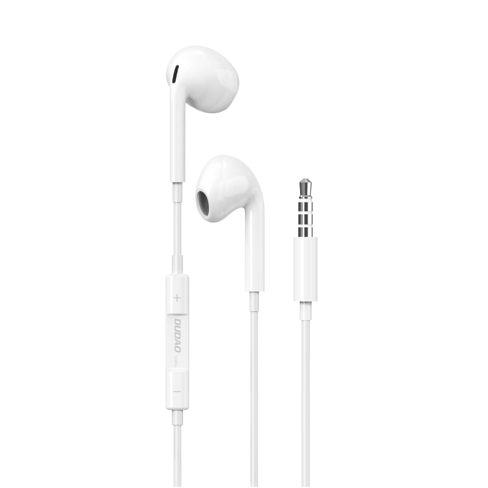 Dudao In-Ear slušalke z 3.5mm minijack priključkom, bele (X14PRO)