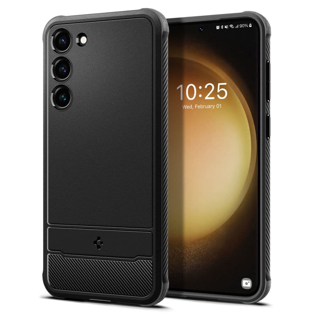 Spigen Rugged Armor ovitek za Samsung Galaxy S23 - mat črn