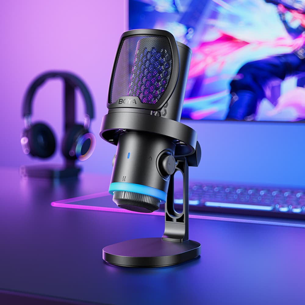 BOYA CastMic G40 žični igralni mikrofon USB-C - črn 7