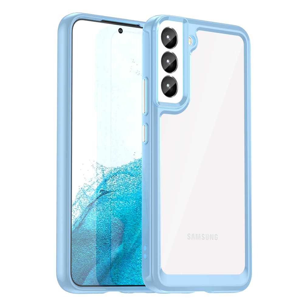 Hurtel Outer Space ovitek za Samsung Galaxy S23, moder okvir