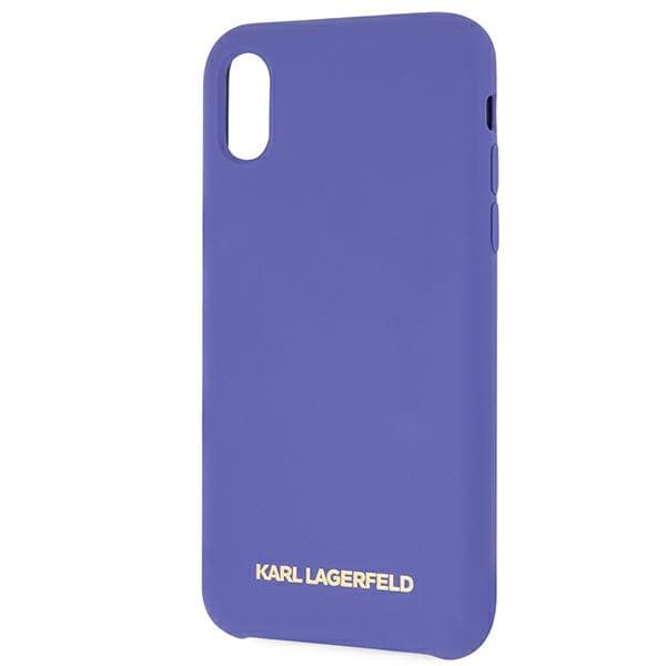 Karl Lagerfeld silikonski etui za iPhone X/Xs - vijoličen 3