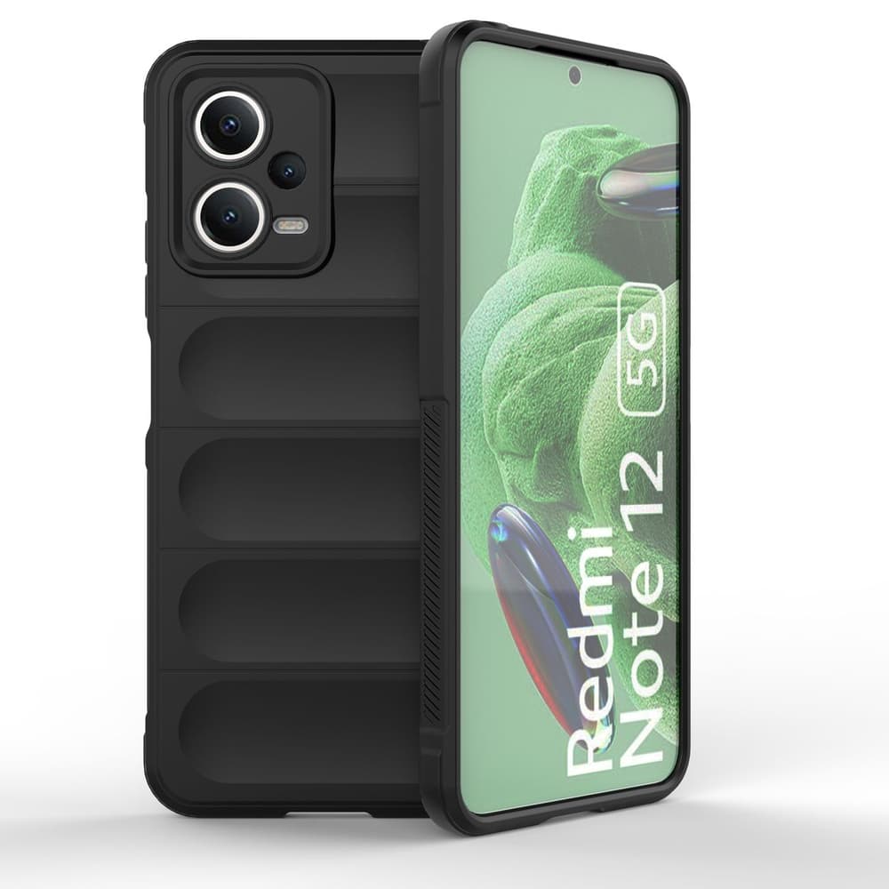 Magic Shield ovitek za Xiaomi Redmi Note 12 5G / Poco X5 5G (okLopni, črn)