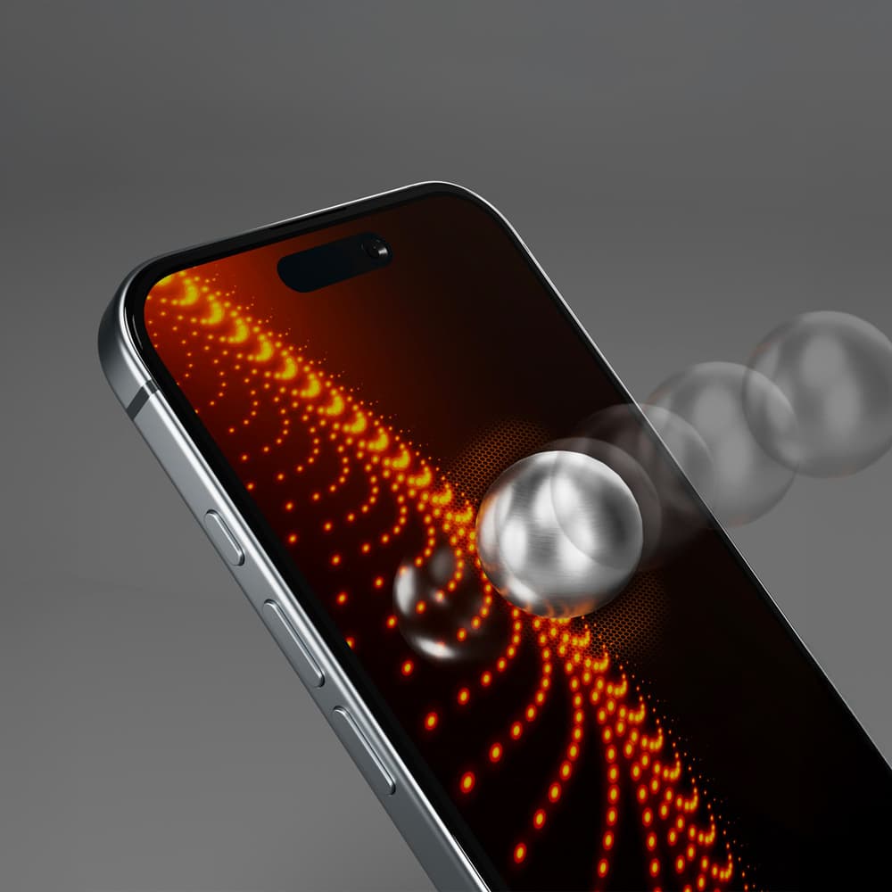 SBS D3O zaščitno steklo z okvirjem za iPhone 16 Pro 7