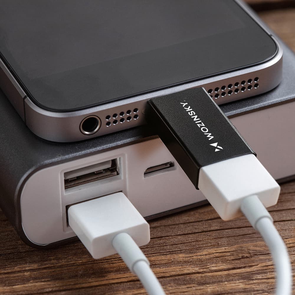 Wozinsky W10GY1S USB-C v USB-A 3.2 adapter (10Gb/s) - črn 5