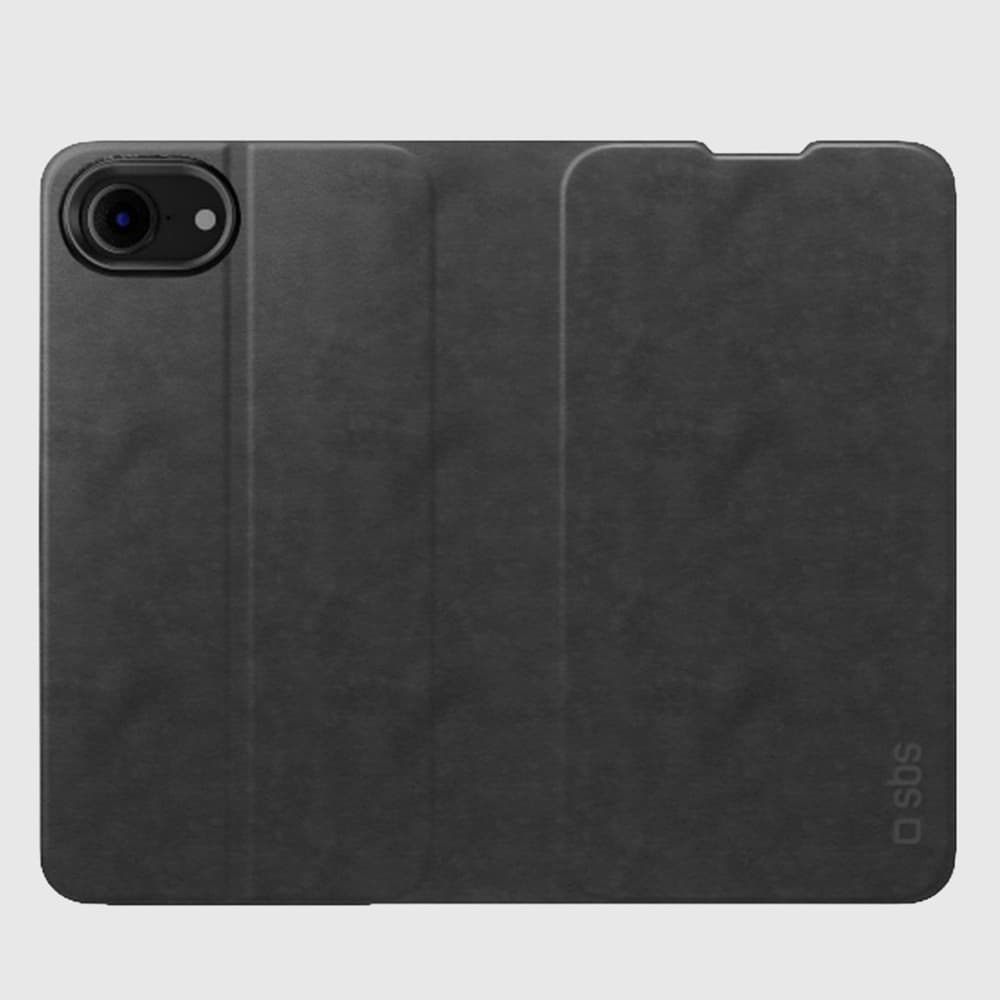 SBS etui Wallet Smooth za iPhone 16e/17e s preklopom - črn 4