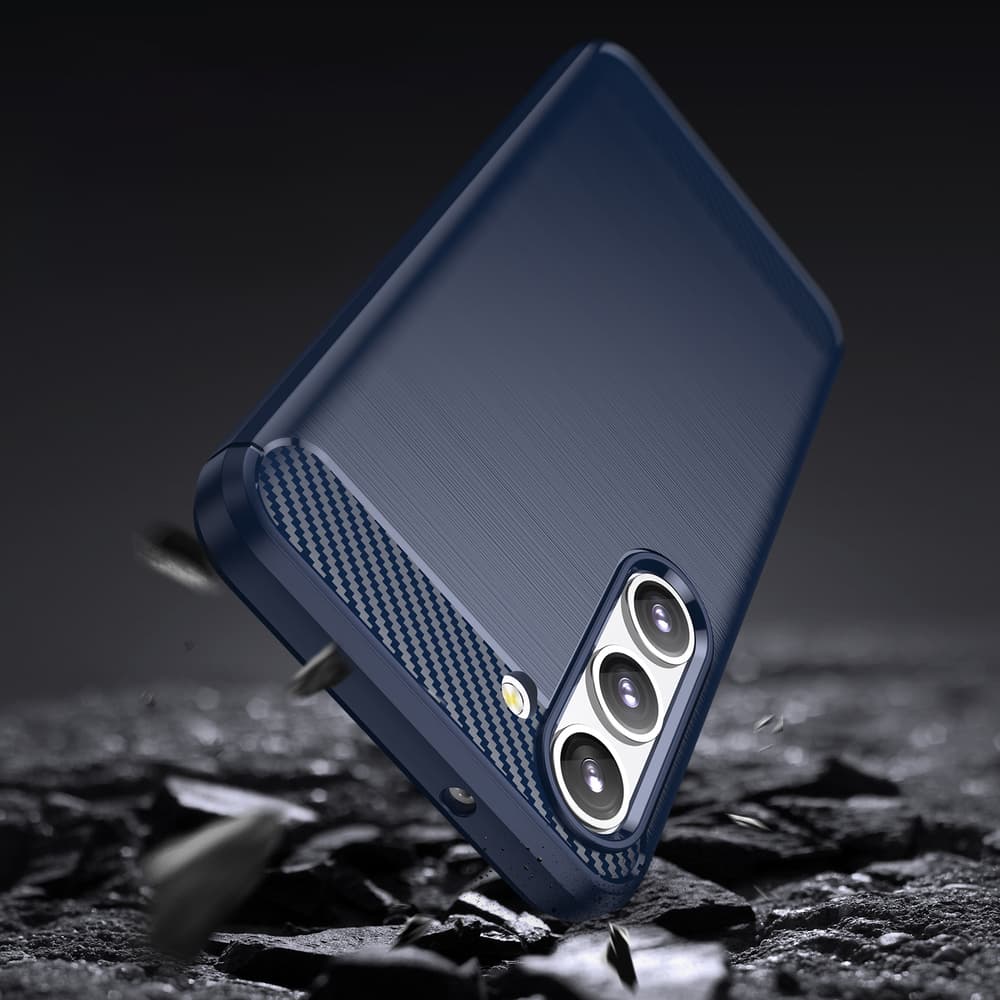 Hurtel Carbon Case ovitek za Samsung Galaxy S23+, modri 6