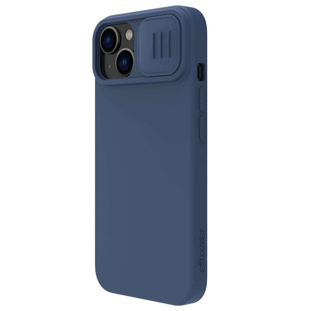 Nillkin CamShield Magnetic silikonski ovitek za iPhone 14 Plus MagSafe, moder 3
