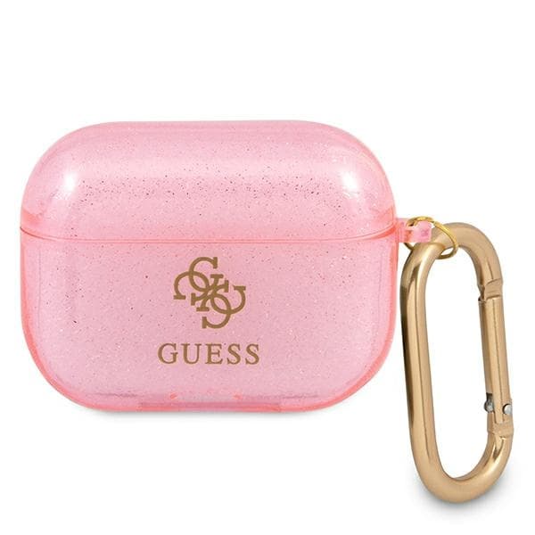 Ovitek za AirPods Pro Guess GUAPUCG4GP Glitter, roza
