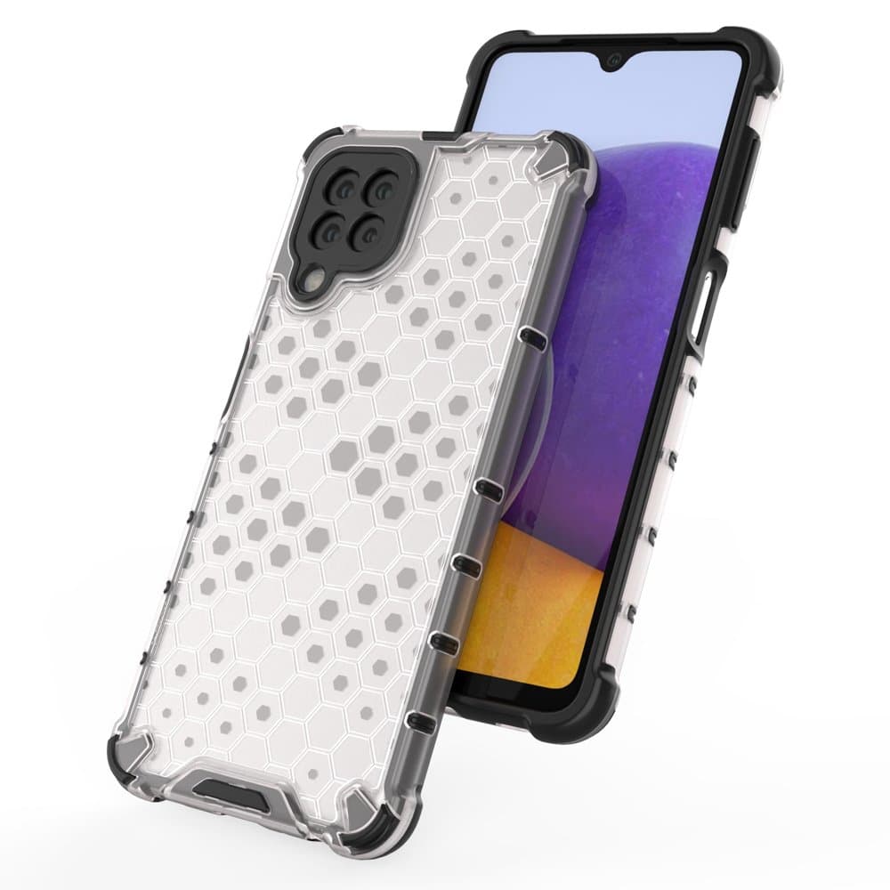 Honeycomb ovitek za Samsung Galaxy A22 4G, moder 8