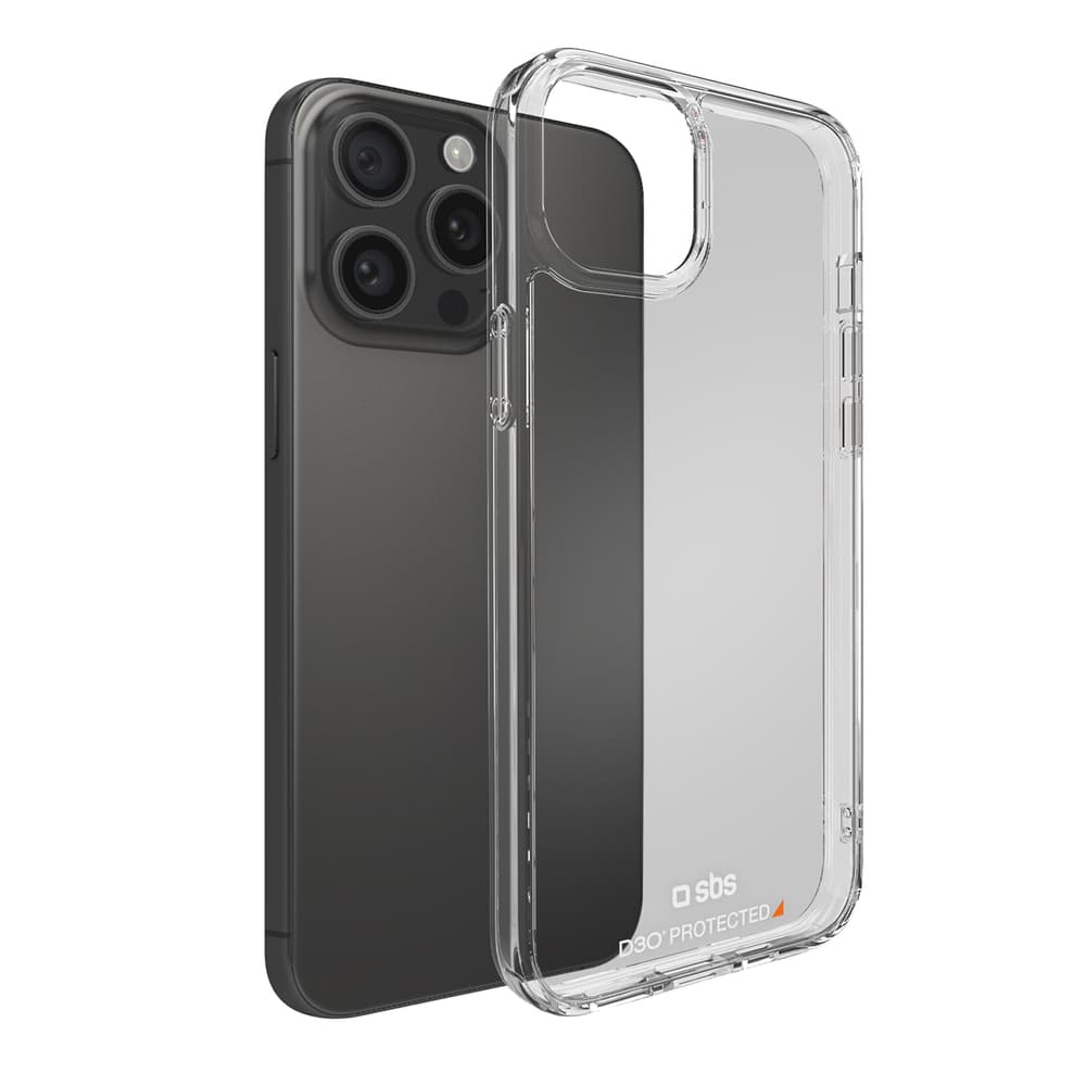SBS D3O ovitek za iPhone 15 Pro Max - Prozoren 2