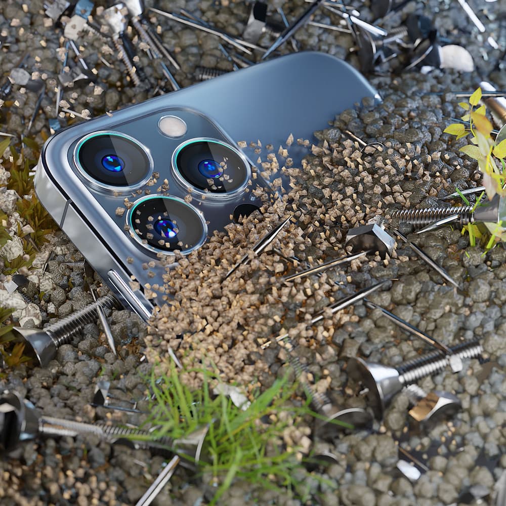3mk Lens Protection Pro kamere za iPhone 14 Plus - modra 5