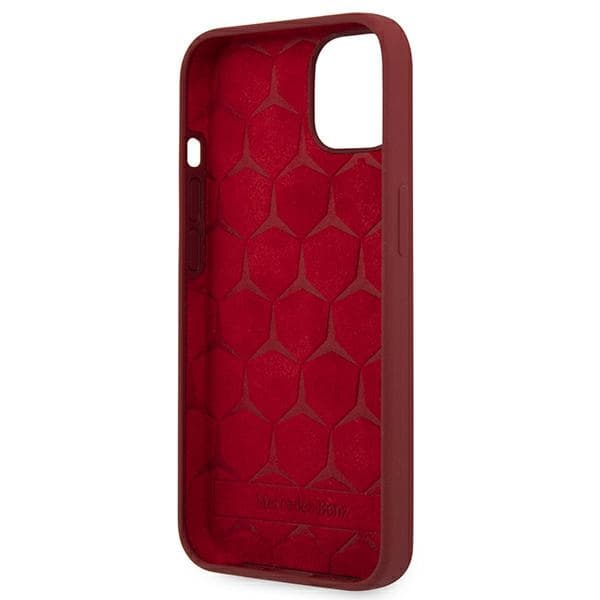 Mercedes etui Silicone Line za iPhone 13 mini - rdeča 7