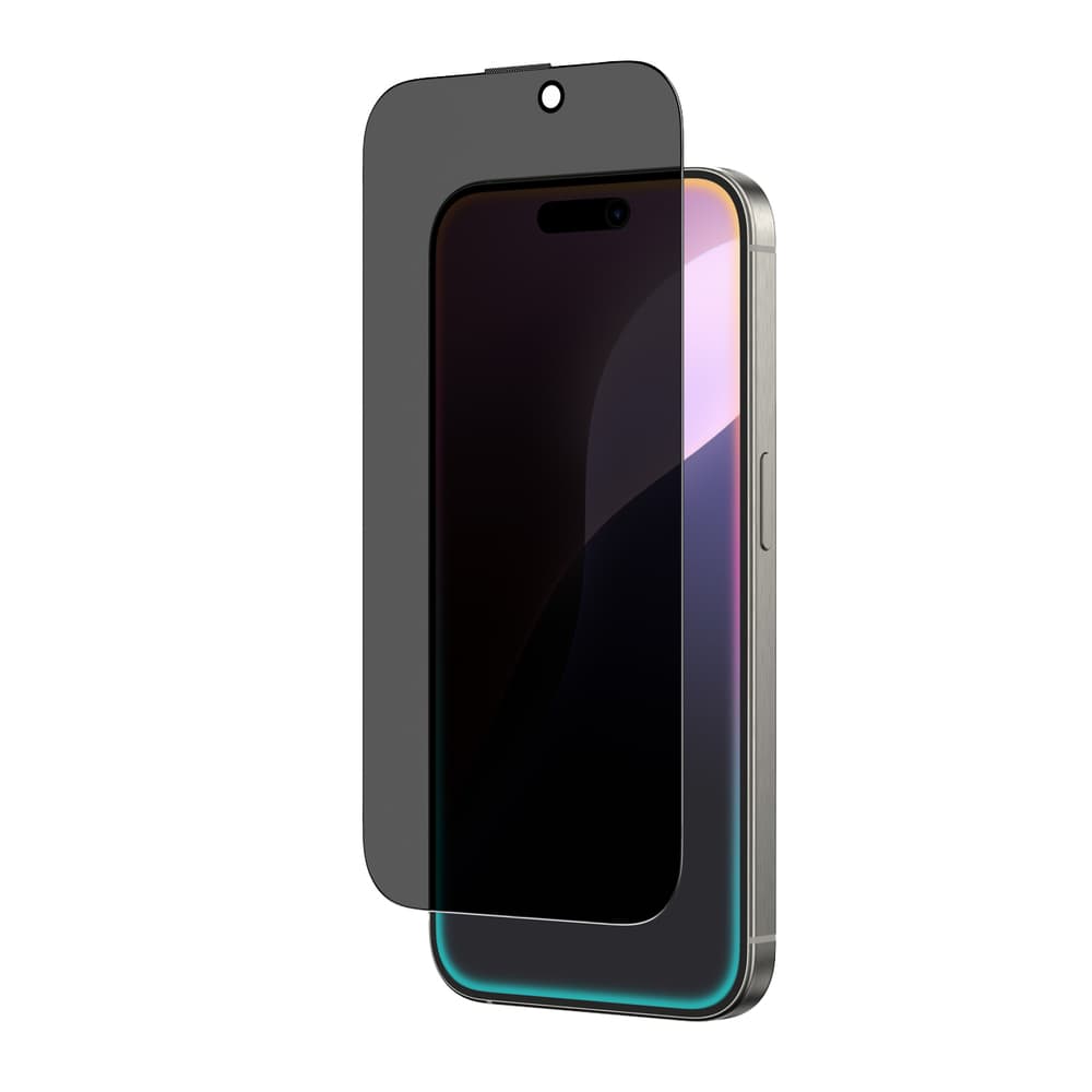AmazingThing Titan Privacy Steklo za iPhone 16 3