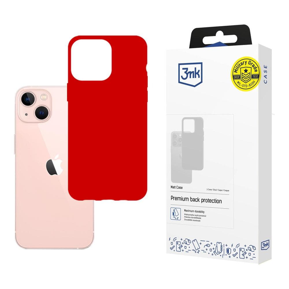 3mk Matt ovitek za iPhone 14 Plus - rdeča