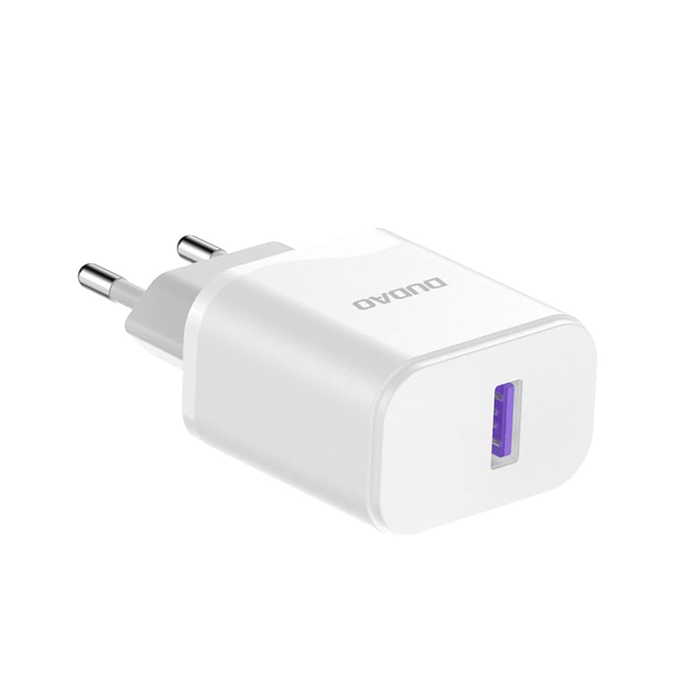 Dudao A20EU USB-A 18W omrežni polnilec - bela 2