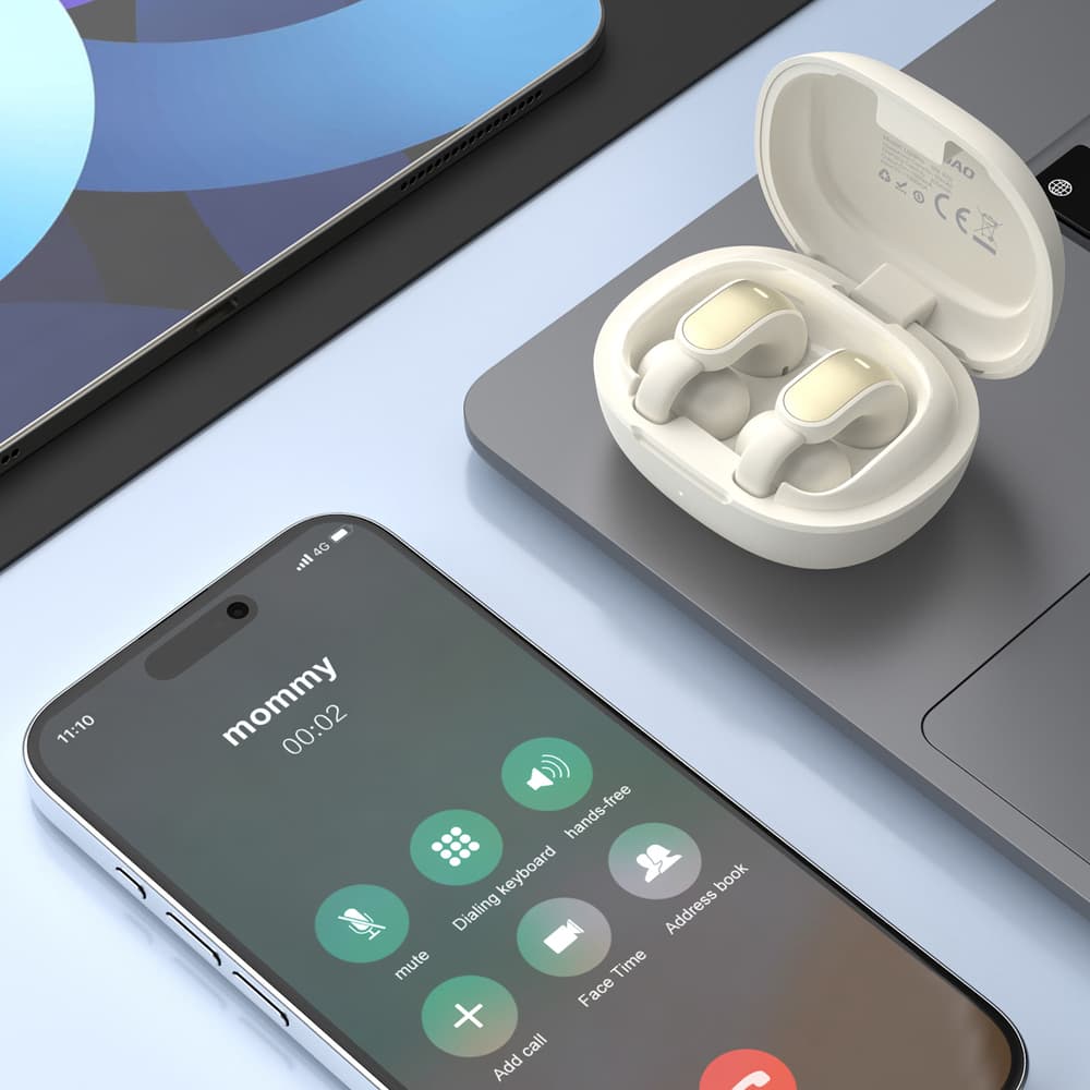 Dudao U20 Pro TWS Bluetooth slušalke, bele 5