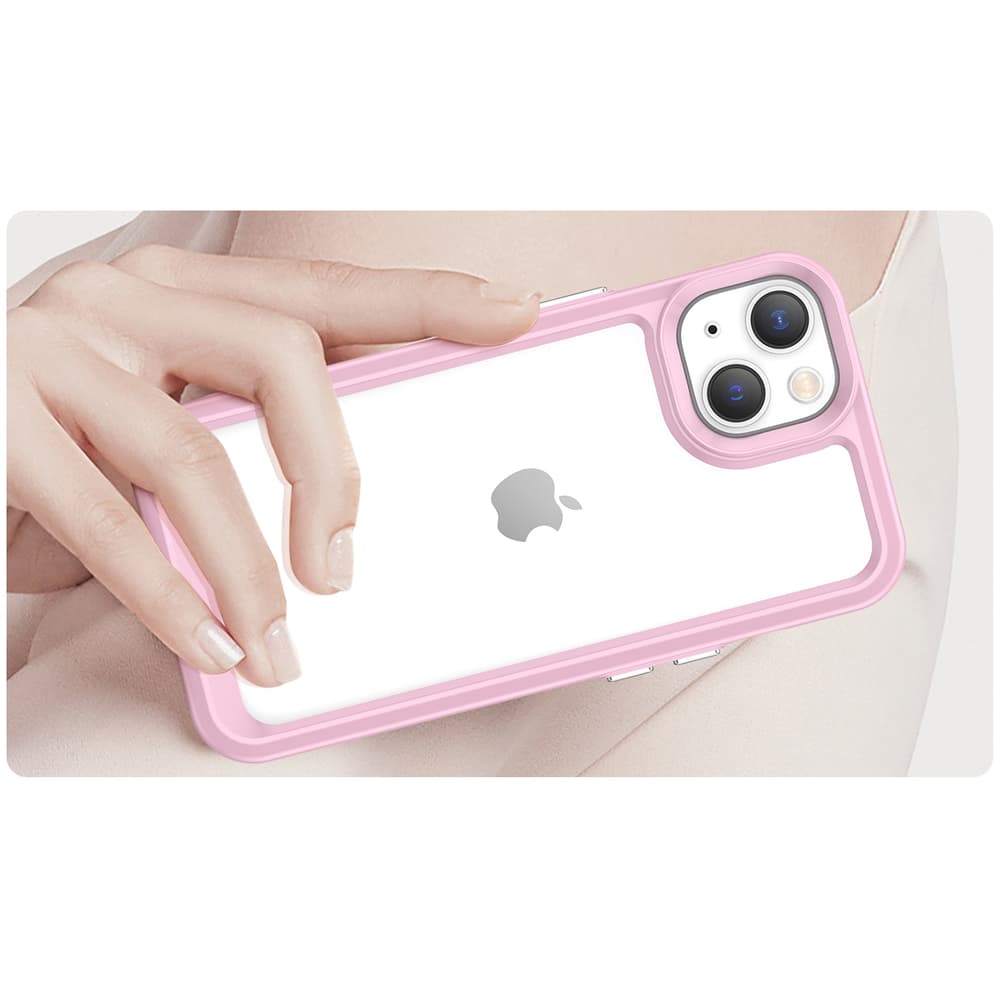 Hurtel Outer Space ovitek za iPhone 14 Plus - roza 4