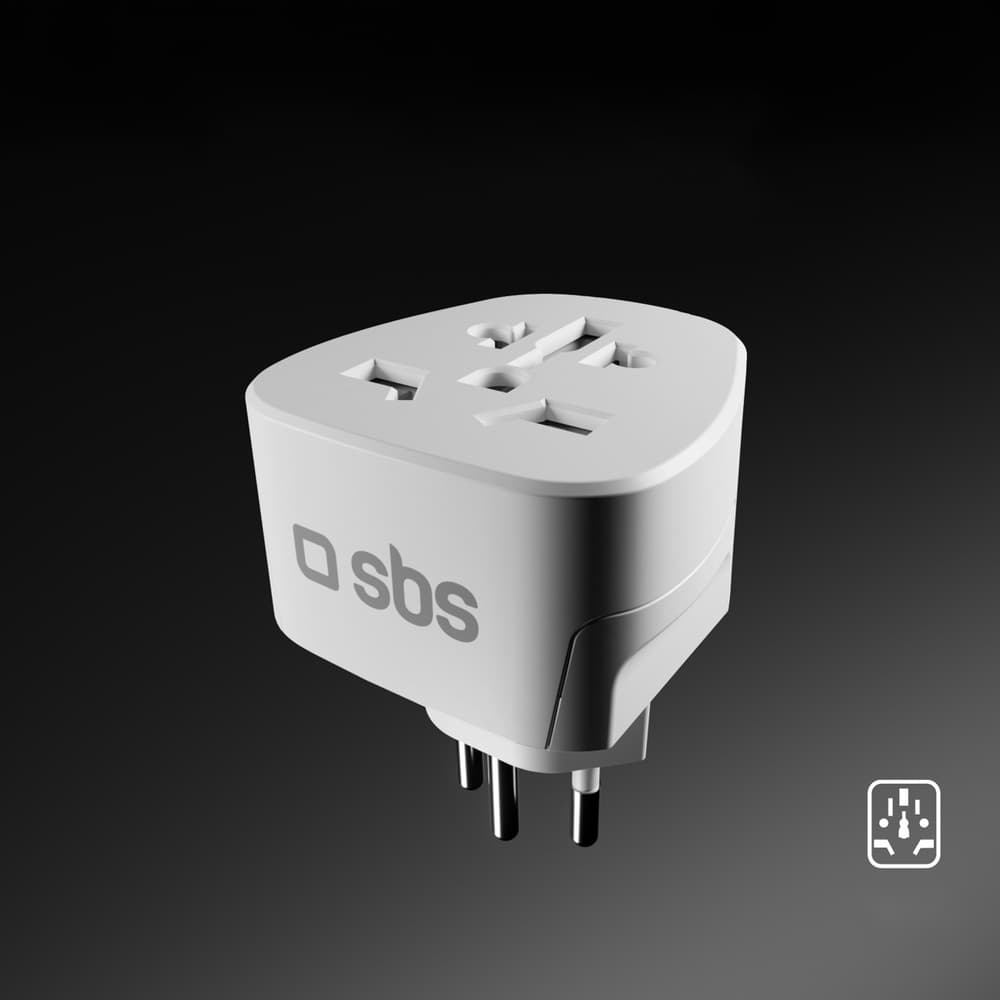 SBS CH potovalni adapter (bel) 4