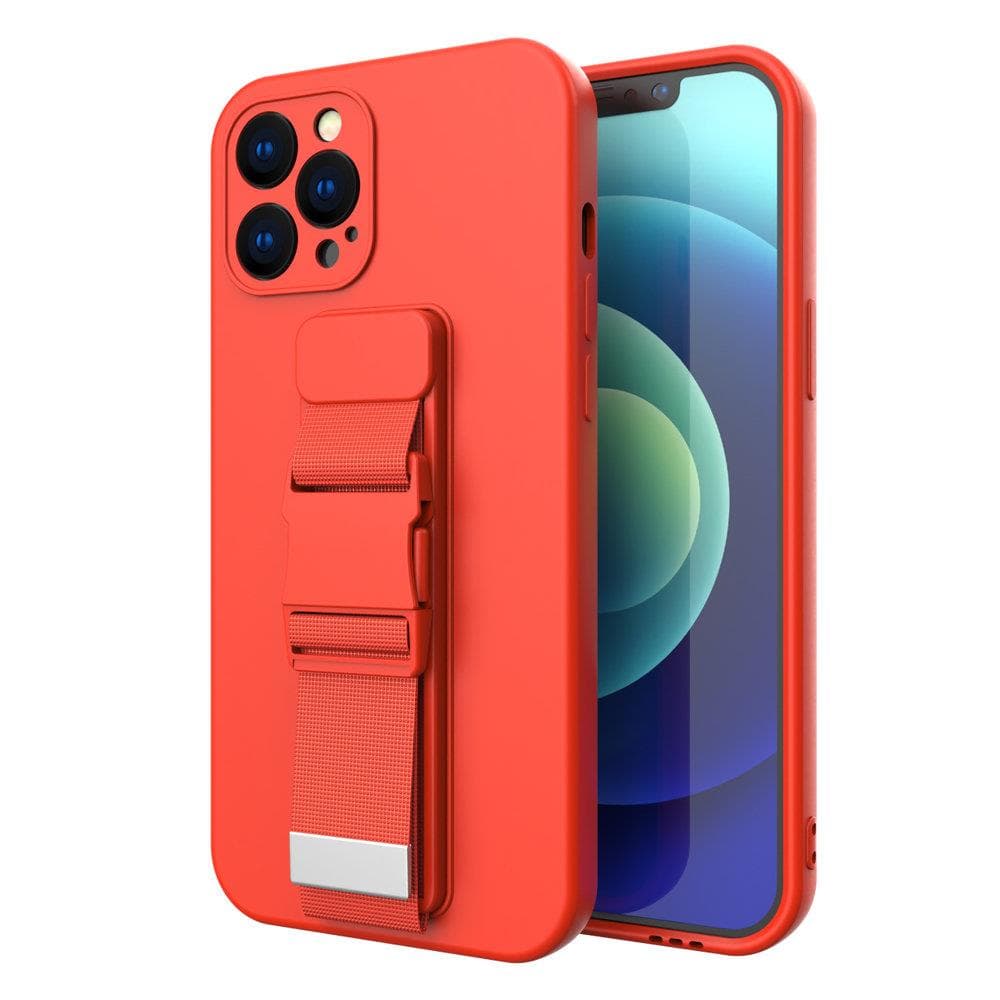Hurtel Gel ovitek z vrvico za iPhone 11 Pro, rdeča 2