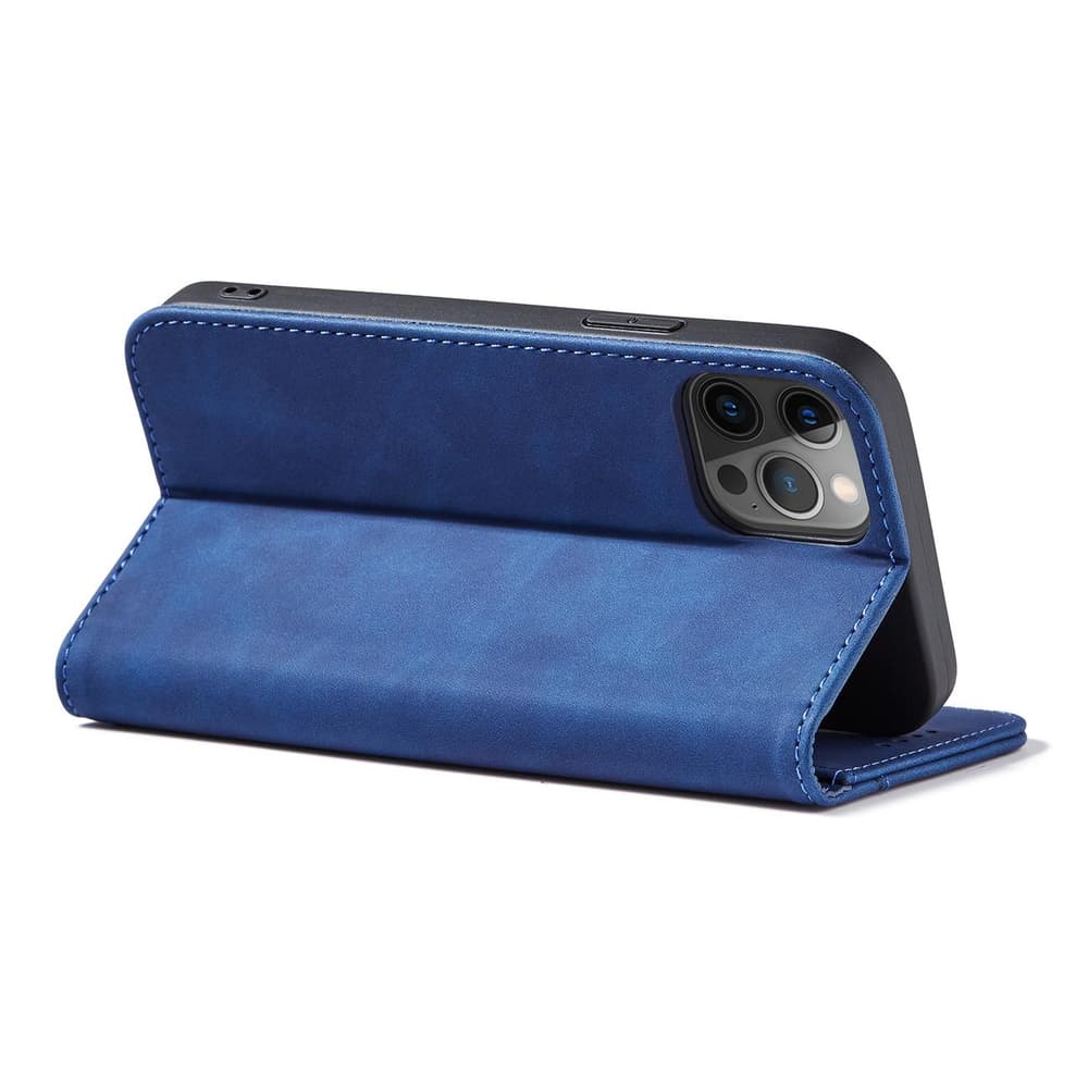 Ovitek Magnet Fancy Case za iPhone 12 Pro Max (denarnica, stojalo), modri 8