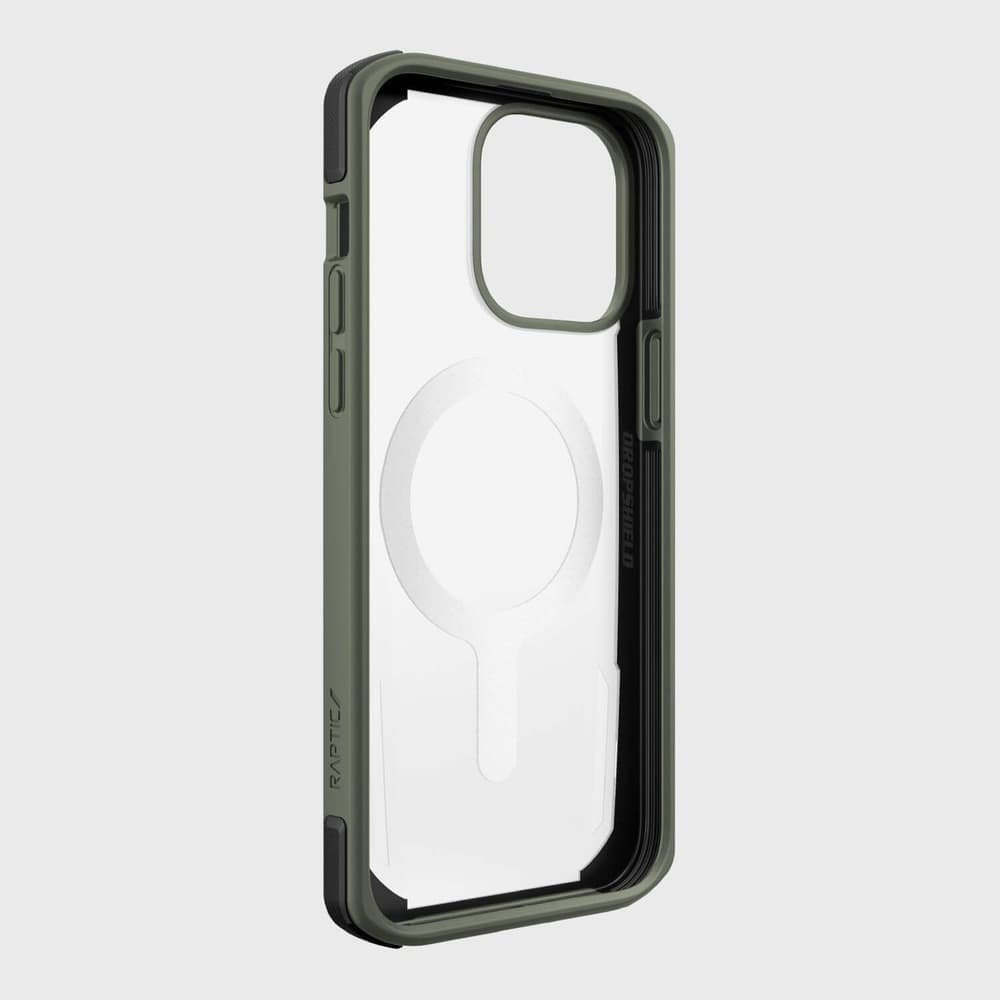 Raptic X-Doria Secure ovitek za iPhone 14 Pro z MagSafe, zelen 7