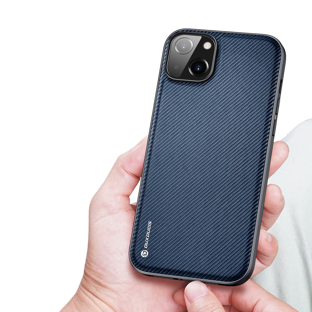 Ovitek Dux Ducis Fino za iPhone 14 Plus, najlon, moder 4