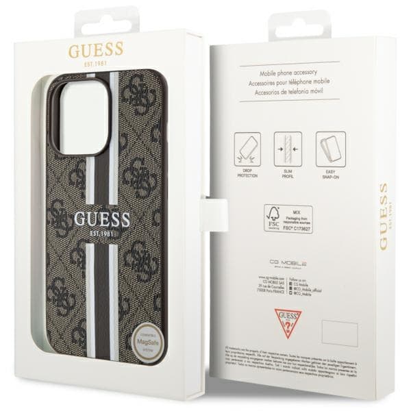 Guess GUHMP13XP4RPSW ovitek za iPhone 13 Pro Max (6,7") rjav 8